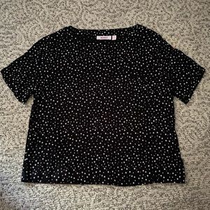 Black top with white stars